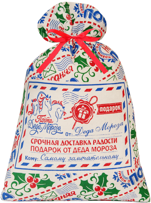 сладкий новогодний подарок Мешочек  (двунитка) Новогоднее письмо